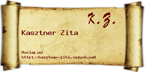 Kasztner Zita névjegykártya